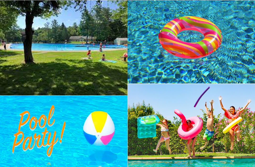 Pool Party Collage